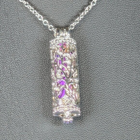 Memorial Ashes Necklace With Intricate Cage Design (NWOT) - Picture 2 of 6